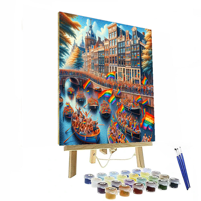 Pride Amsterdam - Amsterdam Painting By Numbers Kit