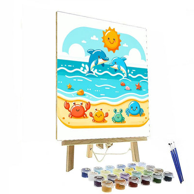 Seaside Splash Painting Number Kit