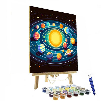 Cosmic Wonders With The Solar System Paint By Numbers Art