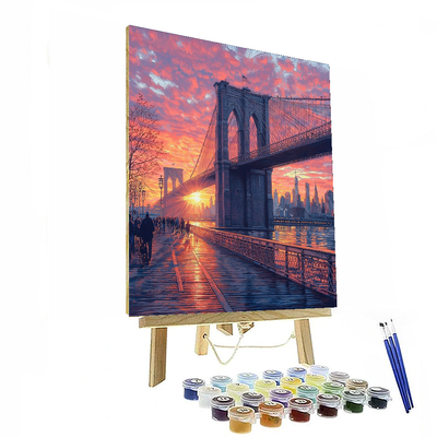 Brooklyn Bridge - New York, Usa Numbered Painting Kits