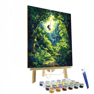 Tarzan Jungle Safari - Disney Inspired Numbered Painting Kits