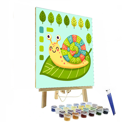 Sweet Snail Painting By Numbers Kit