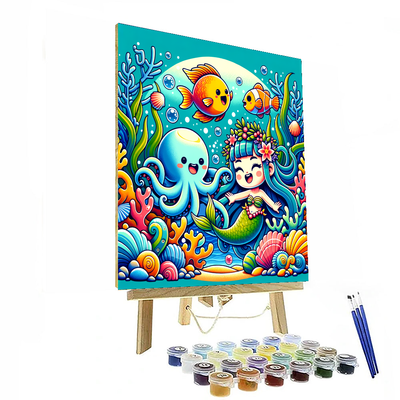 Underwater Fairy Tale Painting By Numbers Kit