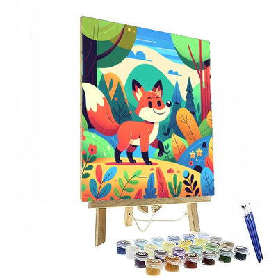 Brave Little Fox Numbered Painting Kits