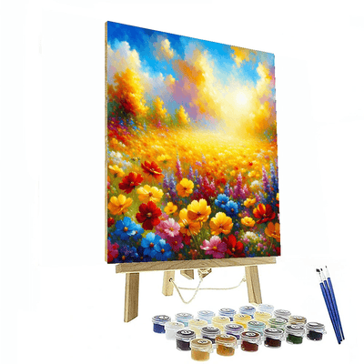 Sunny Meadow Escape Painting Number Kit