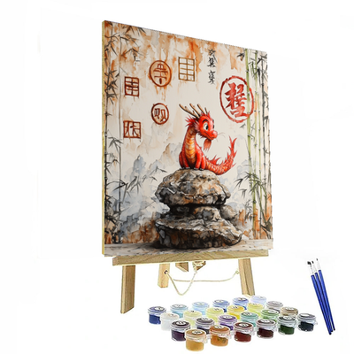 Mushu's Guardian Watch - Disney Inspired Numbered Painting Kits