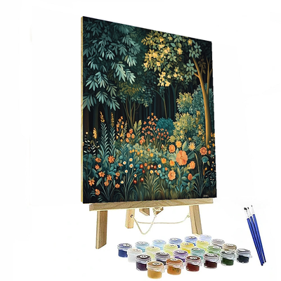 Henri Rousseau Inspired Forest Mystique  Paint By Numbers Art