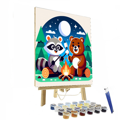 Charming Camping Trip Paint By Number