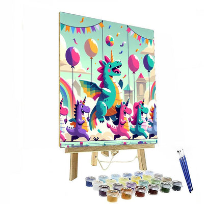 Magical Creature Parade DIY Paint By Numbers