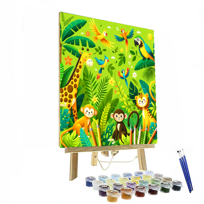 Playful Jungle Paint By Number