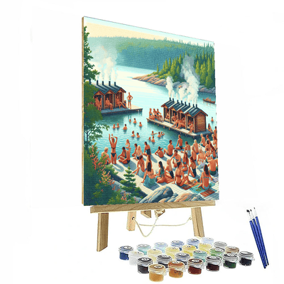 Helsinki Sauna Festival - Finland Numbered Painting Kits