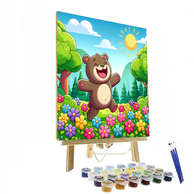 Brave Little Bear Numbered Painting Kits