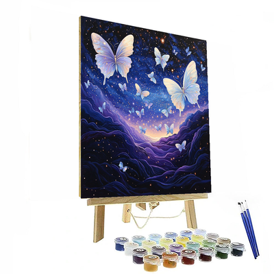 Salvador Dali Inspired Celestial Butterflies  Painting By Numbers Kit