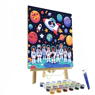 Space Explorer's Voyage Painting By Numbers Kit