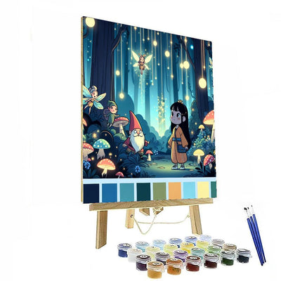 Mystic Forest Exploration Painting Number Kit