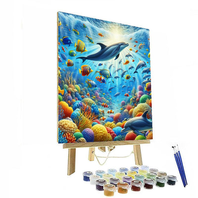 Vibrant Underwater Fantasy DIY Paint By Numbers