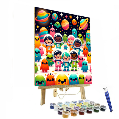 Space Exploration Team Paint By Numbers Kits