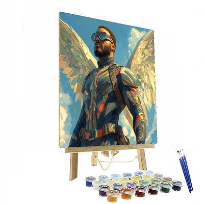 Anthony Mackie: The Fearless Falcon Of Transformation Paint By Number