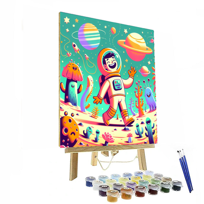 Adventurous Space Explorer Paint By Numbers