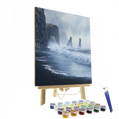 Vik Black Sand Beach - Iceland Paint By Numbers Kits