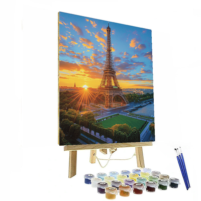 Eiffel Tower - Paris Numbered Painting Kits