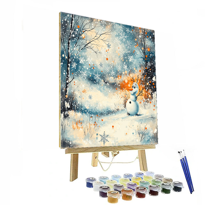 Olaf Winter Fun - Disney Inspired Paint By Numbers Kits