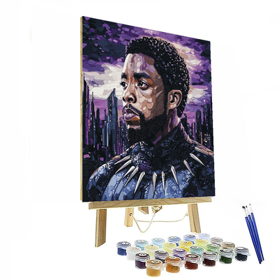 Chadwick Boseman: A King Amongst Heroes Paint By Numbers Kits