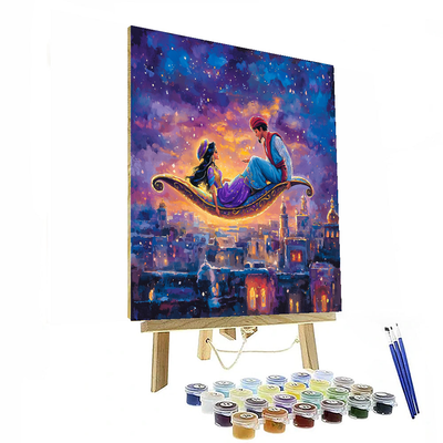 Aladdin's Magic Carpet - Disney Inspired Paint By Number