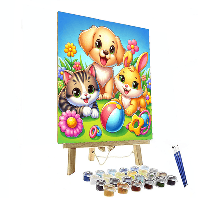 Playful Pets Paint By Number