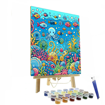 Underwater Discovery: Marine Wonders Paint By Numbers Kits