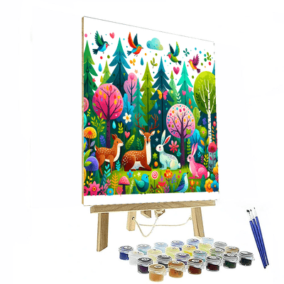 Fun Forest Expedition Paint By Numbers Kits