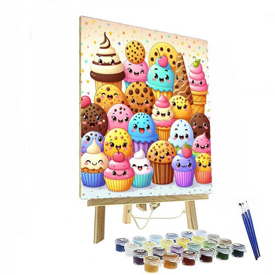 Delightful Desserts Paint By Numbers