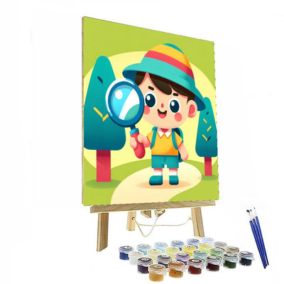 Curious Little Explorer Painting By Numbers Kit