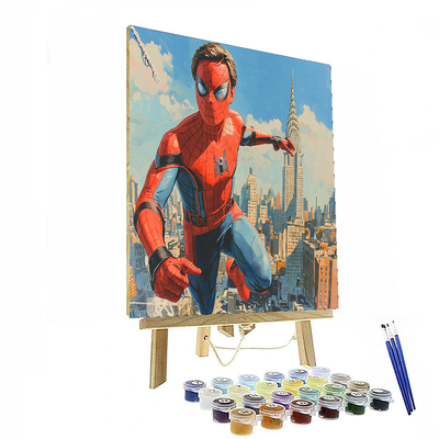 Tom Holland: The Whirlwind Adventure Of A Friendly Neighborhood Spider-man Numbered Painting Kits