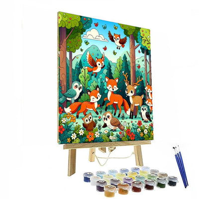 Whimsical Woodland Wonder Paint By Numbers