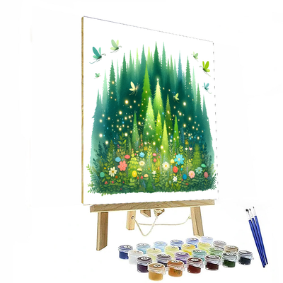 Magic Forest Fairies Paint By Numbers