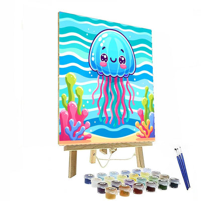 Whimsical Jellyfish Paint By Color