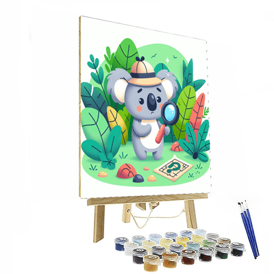 Jungle Quest With Detective Koala Painting By Numbers Kit