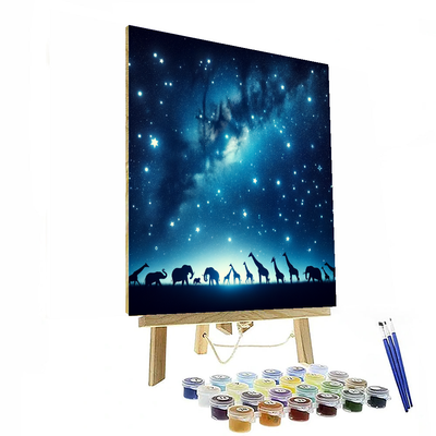 Starry Night Safari Numbered Painting Kits