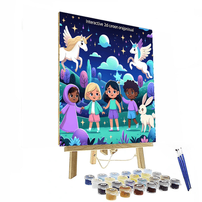 Mystical Starry Night Adventure Painting By Numbers Kit