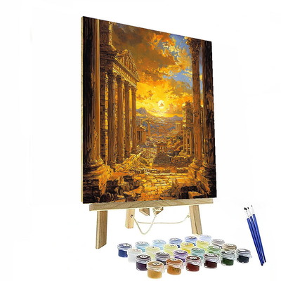 Giovanni Paolo Panini Inspired Historical Cities  DIY Paint By Numbers