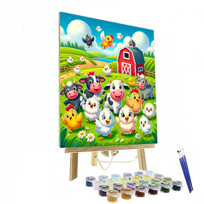 Farmyard Fun Adventure Numbered Painting Kits