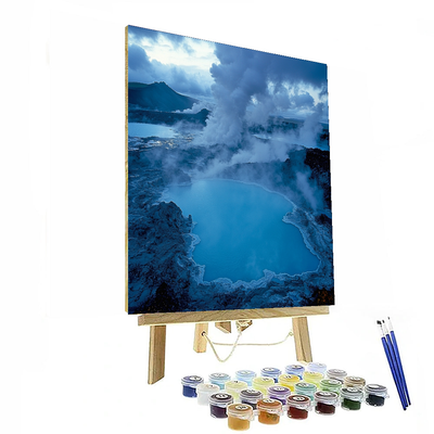 Iceland's Blue Lagoon Paint By Numbers Kits