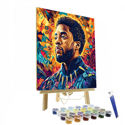 Chadwick Boseman: The Legacy Of A True Hero Painting By Numbers Kit