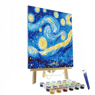 Vincent Van Gogh Inspired Van Gogh's Cosmic Wonders  DIY Paint By Numbers