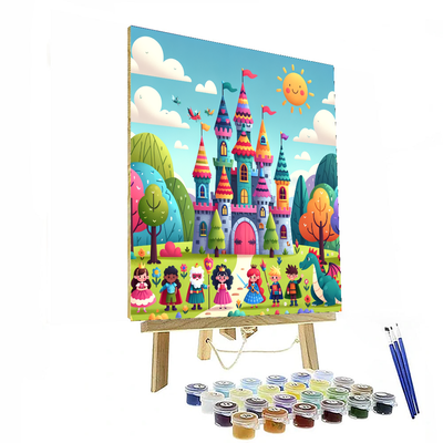 Adventurous Castle Escape Painting By Numbers Kit