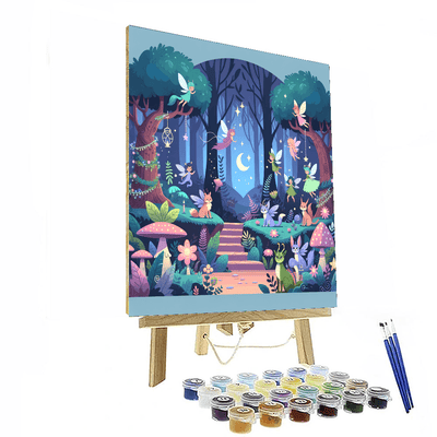 Fantasy Fairy Forest Paint By Numbers Art