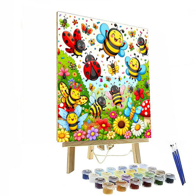 Garden Creatures Gala DIY Paint By Numbers