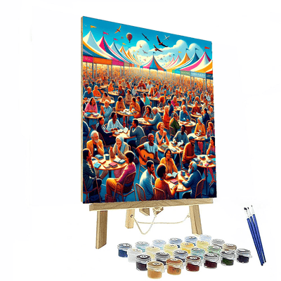 Kingston Calabash Literary Festival - Jamaica Painting By Numbers Kit