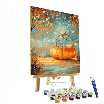 Cinderella's Pumpkin Carriage - Disney Inspired Numbered Painting Kits